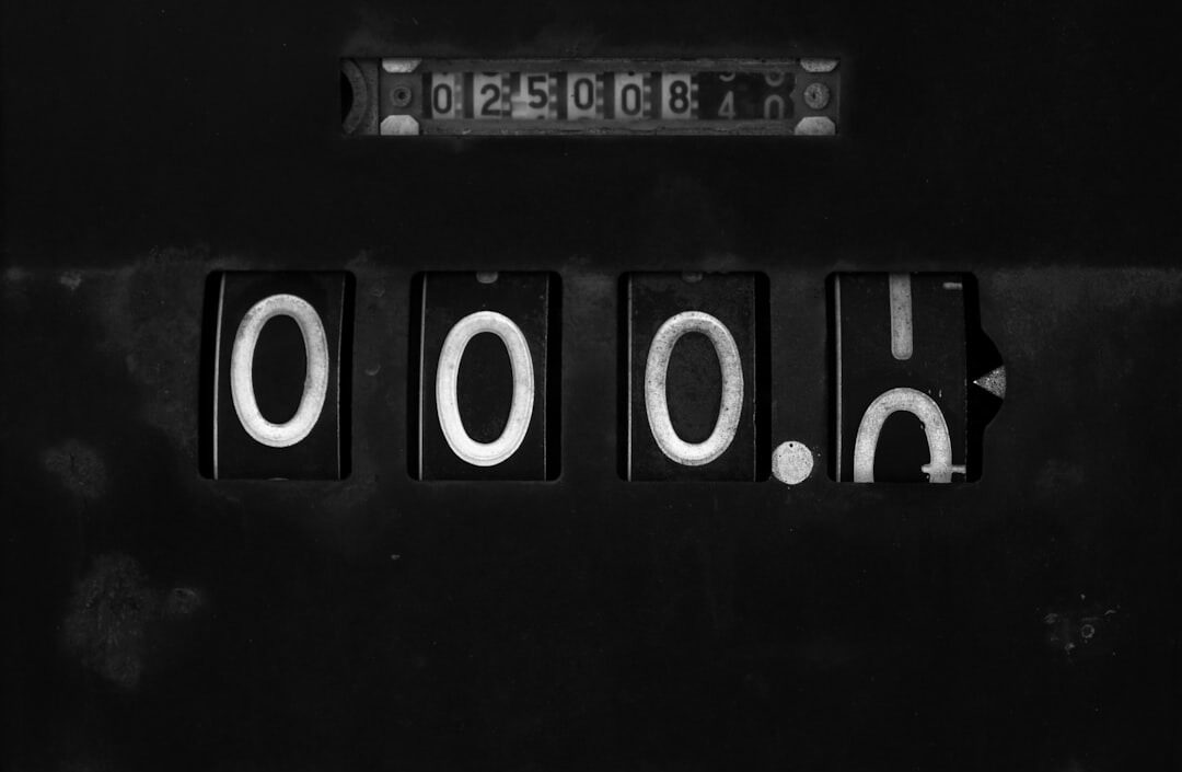 andělské čísla - andělské číslo 000 na měřidle